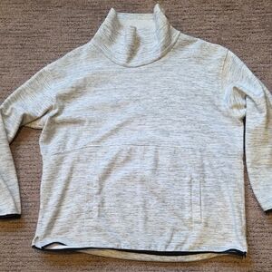 Tek Gear Women's Light Gray Cowl Neck Sweater